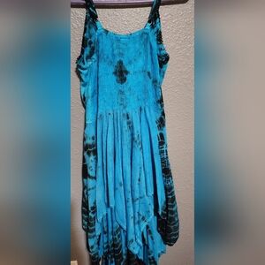 Advance Apparel tie dye boho dress